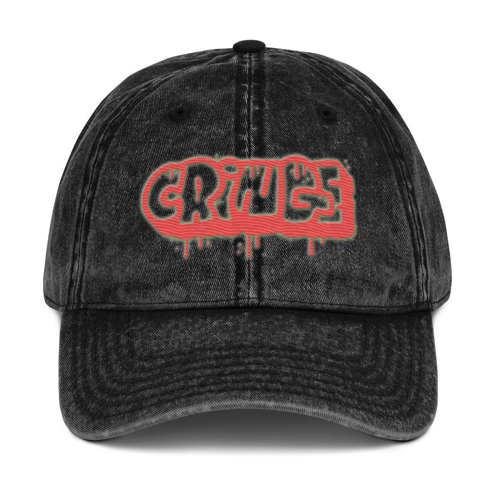 Cringe - Vintage Cap - ballcap - baseball style hats - hats - Numbskullz