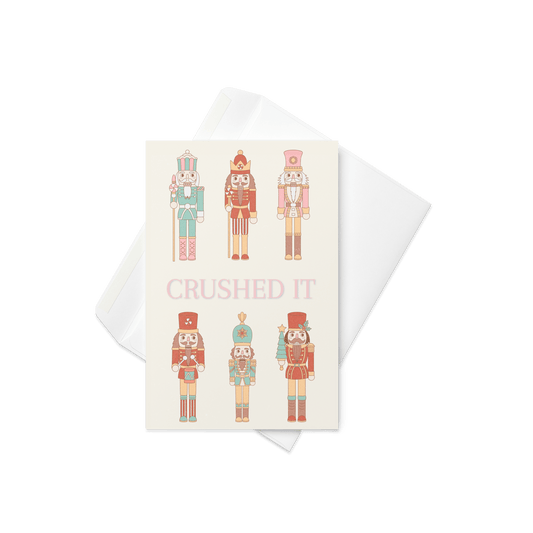 Crushed It - Holiday Card - blank - Card - cards - Bad Horse