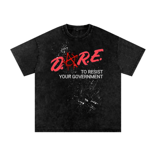 Dare To Resist - Oversized T-Shirt - oversized T-shirts - political - protest - Numbskullz