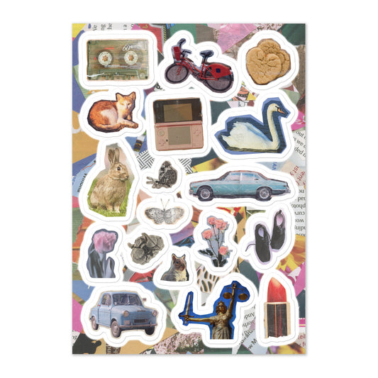 Decoupage - Sticker Sheet - stickersheet - kisscutstickers - sticker collections - Numbskullz