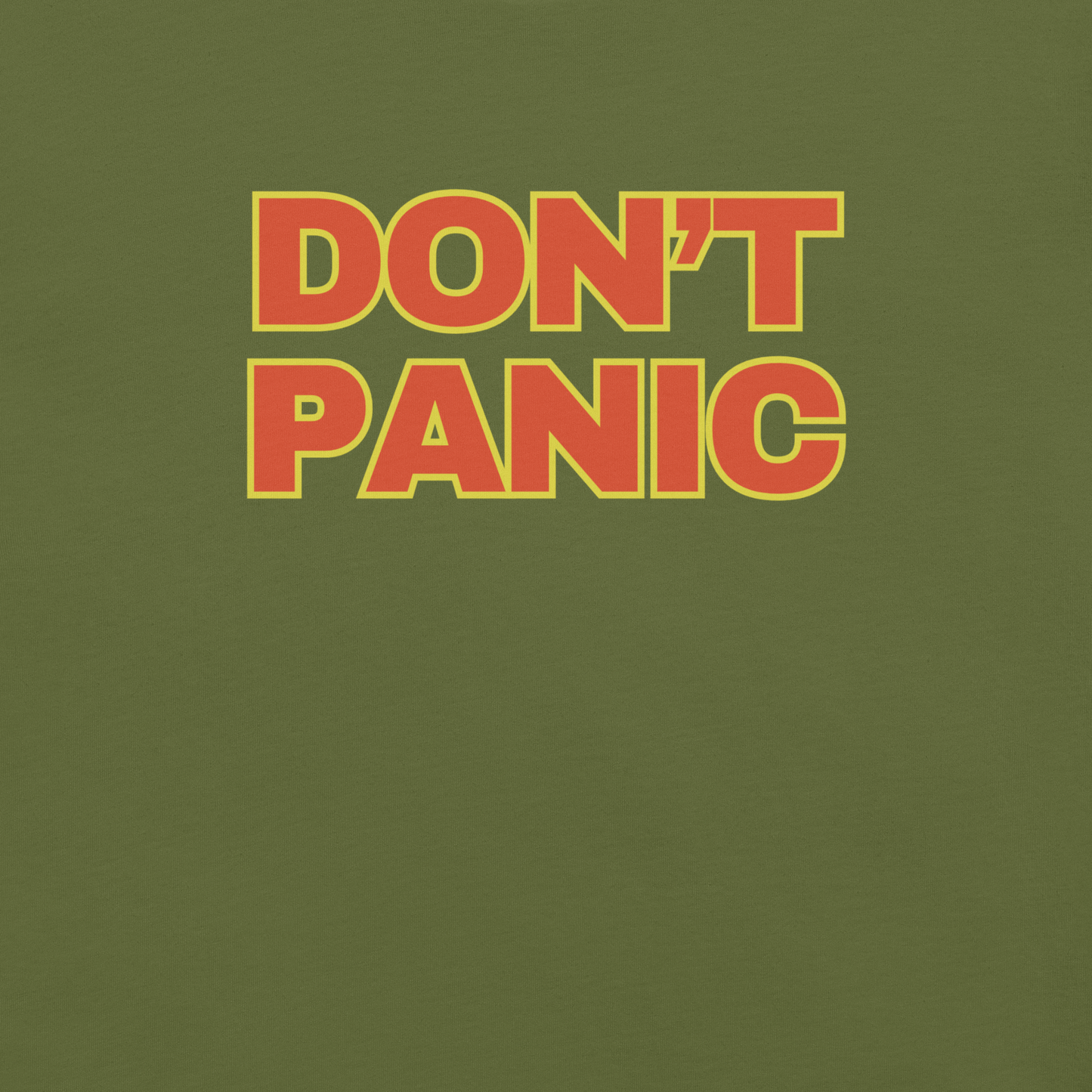 Don't Panic - Unisex Cotton Tee - shirt - Short Sleeve - T-shirt - Numbskullz