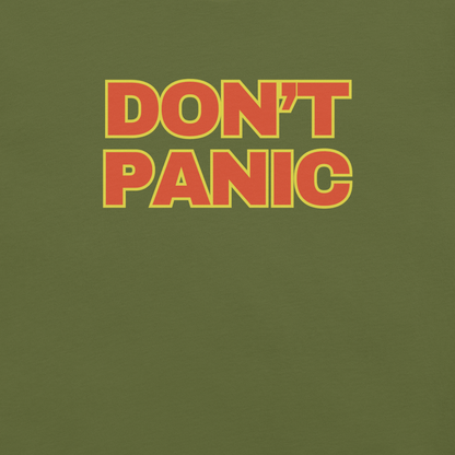 Don't Panic - Unisex Cotton Tee - shirt - Short Sleeve - T-shirt - Numbskullz