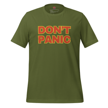 Don't Panic - Unisex Cotton Tee - shirt - Short Sleeve - T-shirt - Numbskullz