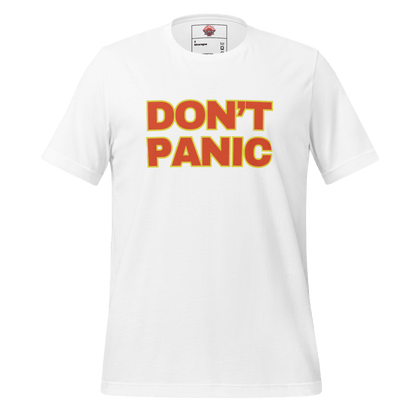 Don't Panic - Unisex Cotton Tee - shirt - Short Sleeve - T-shirt - Numbskullz