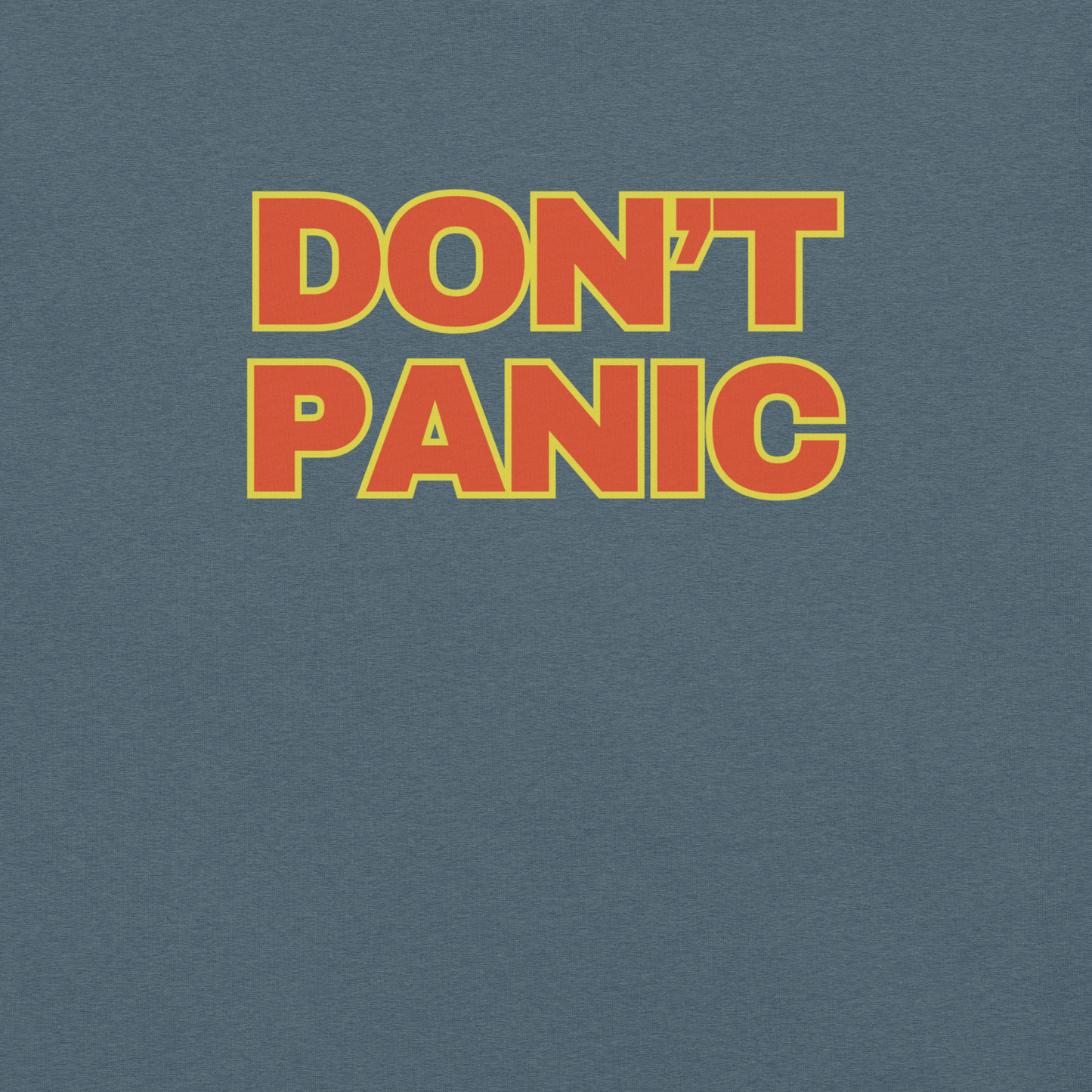 Don't Panic - Unisex Cotton Tee - shirt - Short Sleeve - T-shirt - Numbskullz