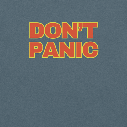 Don't Panic - Unisex Cotton Tee - shirt - Short Sleeve - T-shirt - Numbskullz