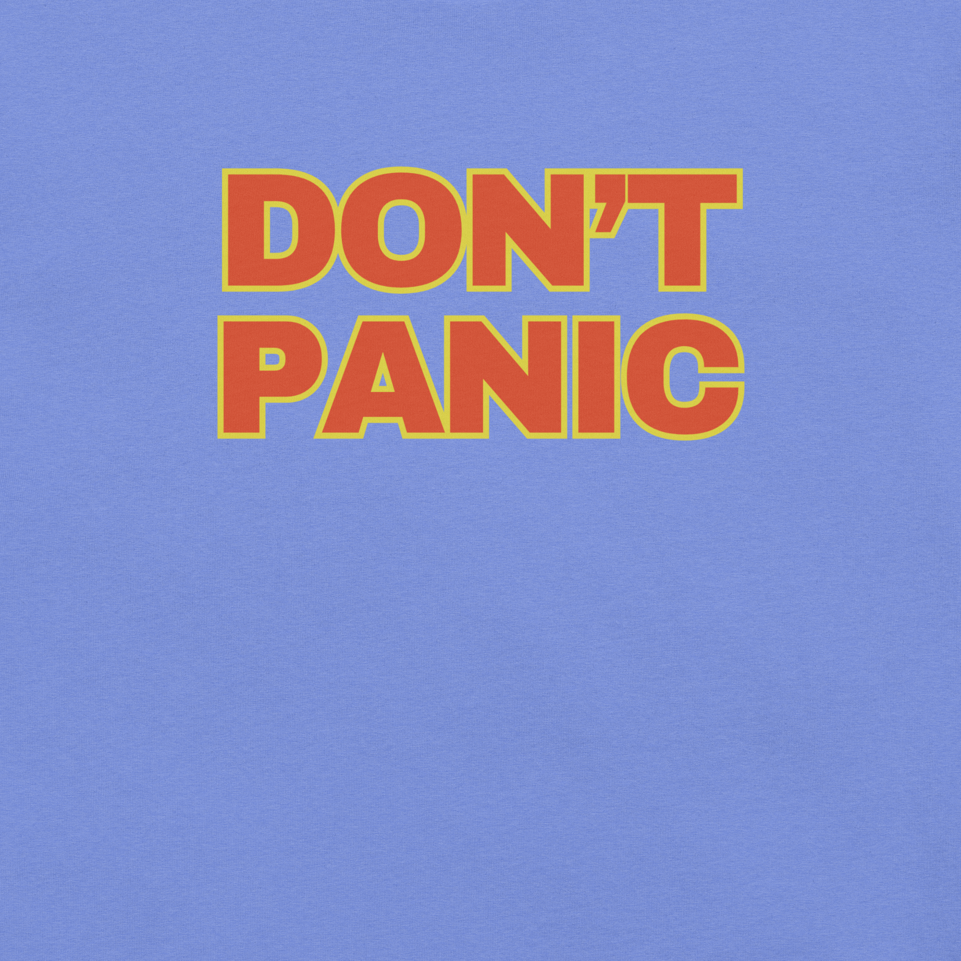 Don't Panic - Unisex Cotton Tee - shirt - Short Sleeve - T-shirt - Numbskullz