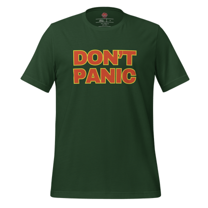 Don't Panic - Unisex Cotton Tee - shirt - Short Sleeve - T-shirt - Numbskullz