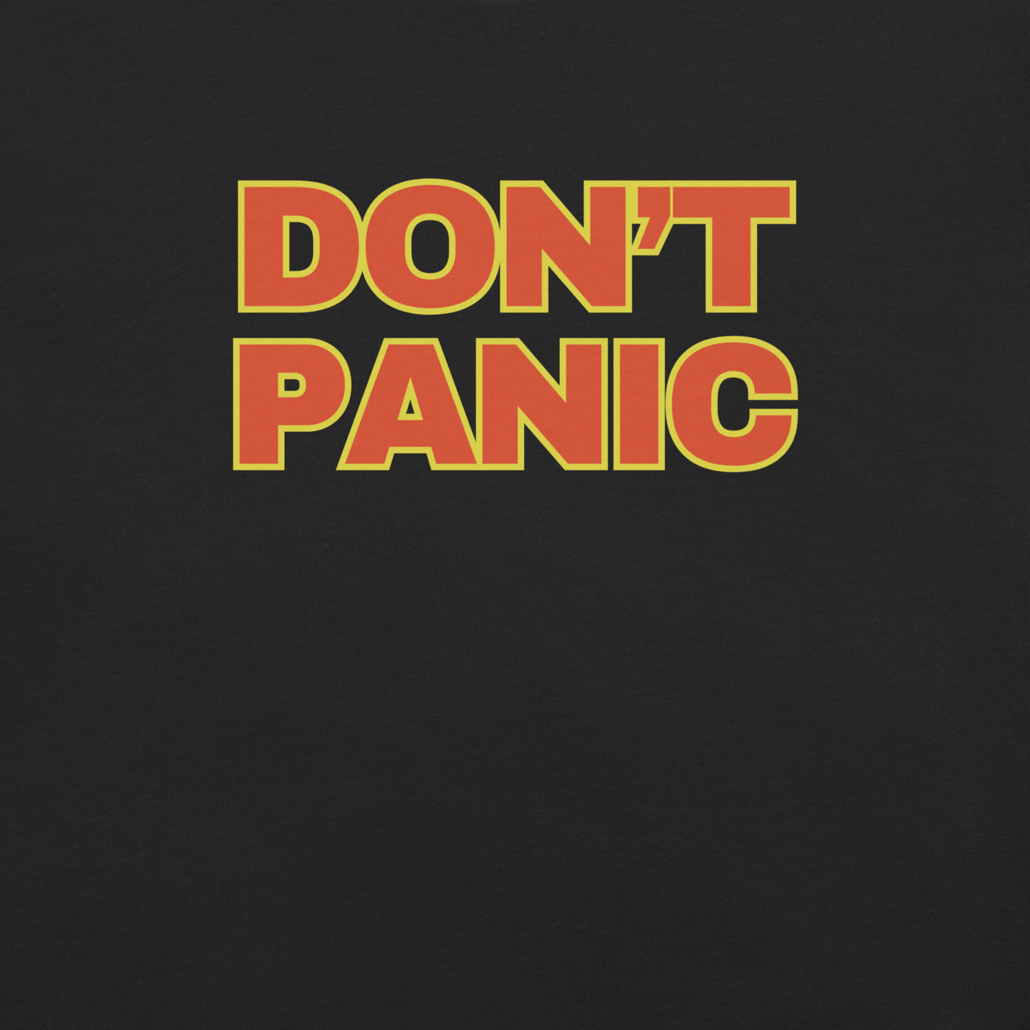 Don't Panic - Unisex Cotton Tee - shirt - Short Sleeve - T-shirt - Numbskullz
