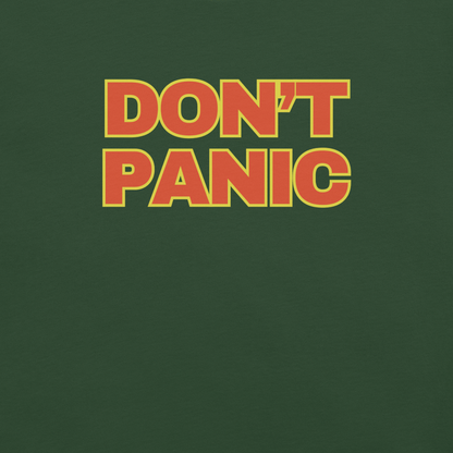 Don't Panic - Unisex Cotton Tee - shirt - Short Sleeve - T-shirt - Numbskullz