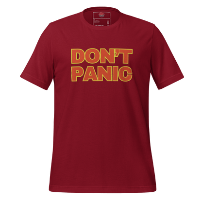 Don't Panic - Unisex Cotton Tee - shirt - Short Sleeve - T-shirt - Numbskullz