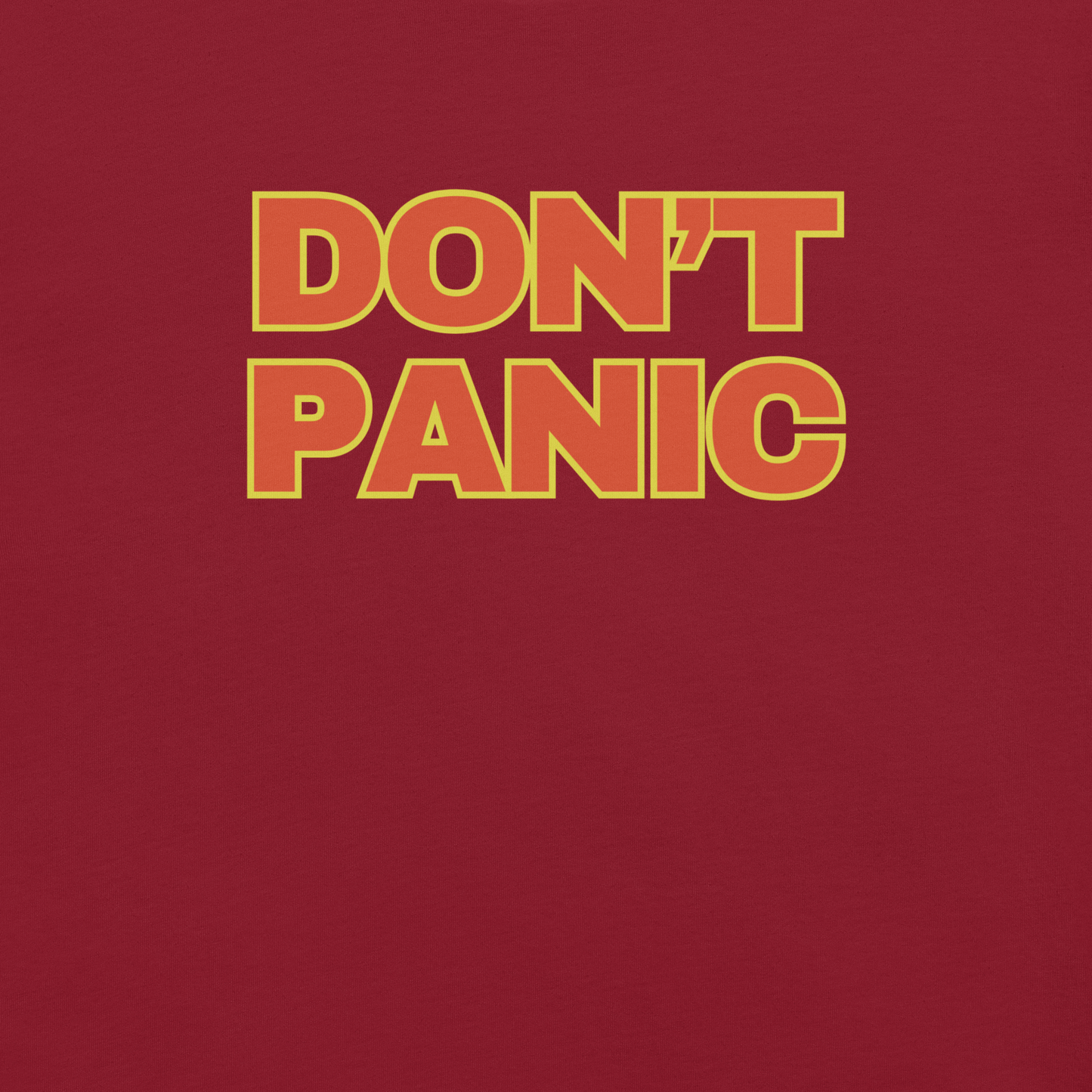 Don't Panic - Unisex Cotton Tee - shirt - Short Sleeve - T-shirt - Numbskullz