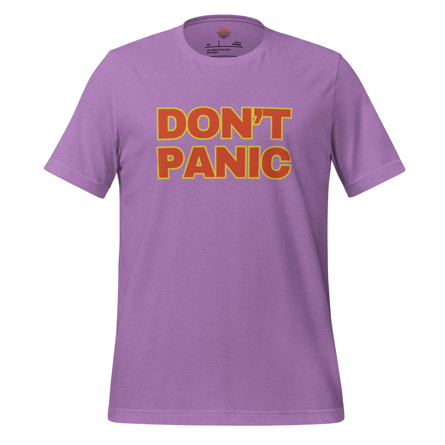 Don't Panic - Unisex Cotton Tee - shirt - Short Sleeve - T-shirt - Numbskullz