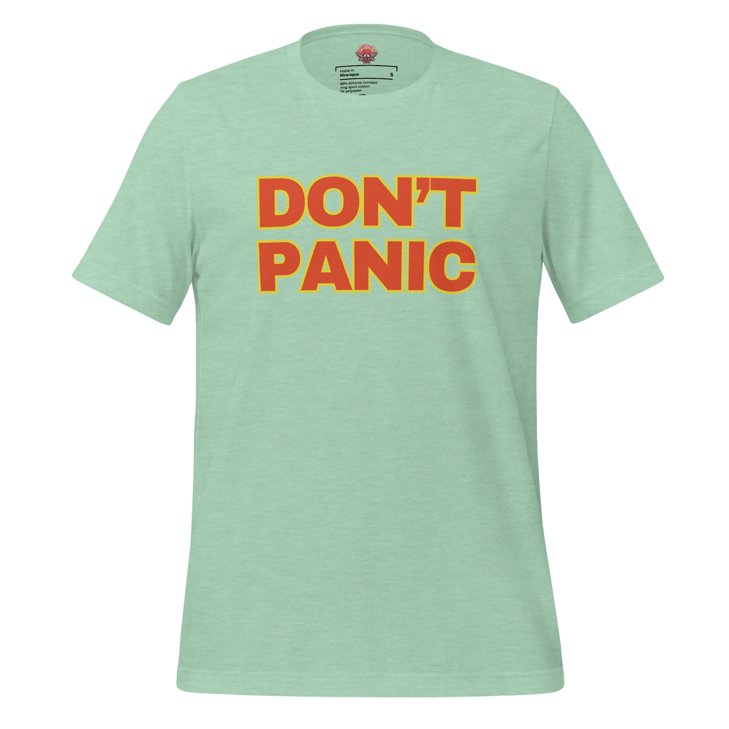 Don't Panic - Unisex Cotton Tee - shirt - Short Sleeve - T-shirt - Numbskullz