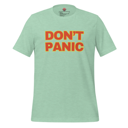 Don't Panic - Unisex Cotton Tee - shirt - Short Sleeve - T-shirt - Numbskullz