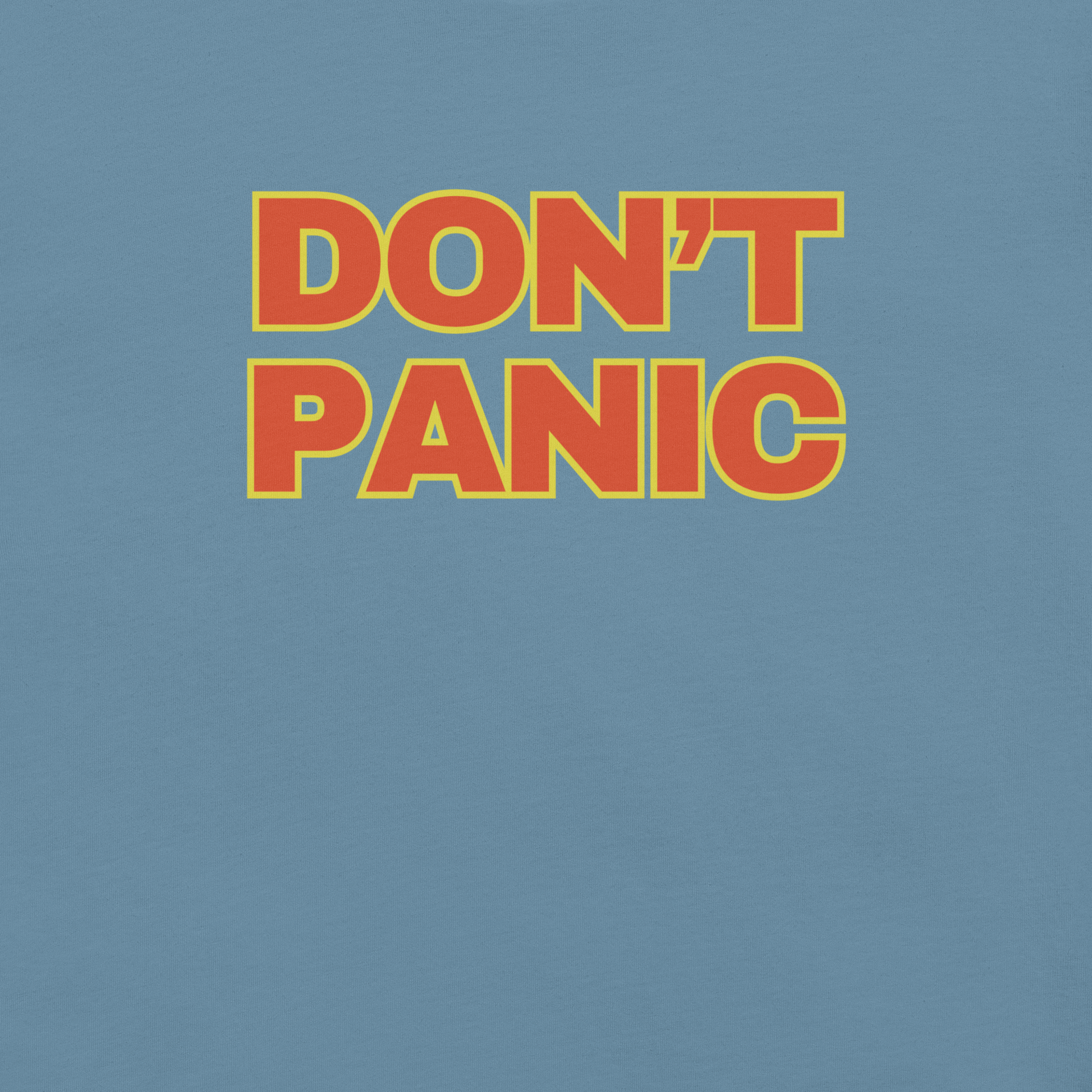 Don't Panic - Unisex Cotton Tee - shirt - Short Sleeve - T-shirt - Numbskullz
