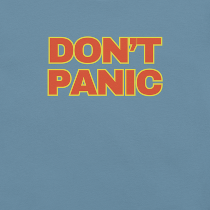 Don't Panic - Unisex Cotton Tee - shirt - Short Sleeve - T-shirt - Numbskullz