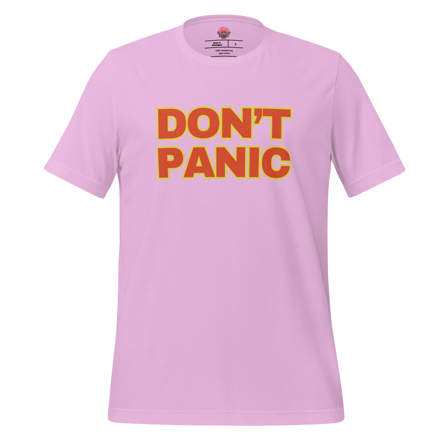Don't Panic - Unisex Cotton Tee - shirt - Short Sleeve - T-shirt - Numbskullz
