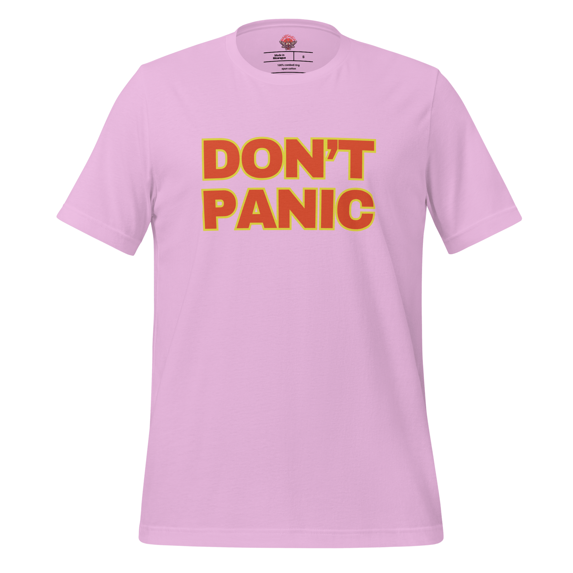 Don't Panic - Unisex Cotton Tee - shirt - Short Sleeve - T-shirt - Numbskullz
