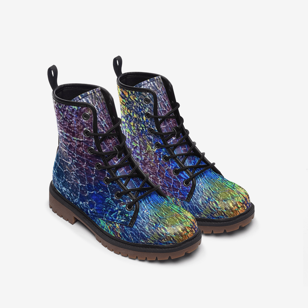 Dragon Skin - Combat Boots - boots - combat boots - fashion boots - Numbskullz