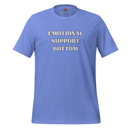 Emotional Support Bottom - Unisex Cotton Tee - activism - lgbtq - political - Numbskullz