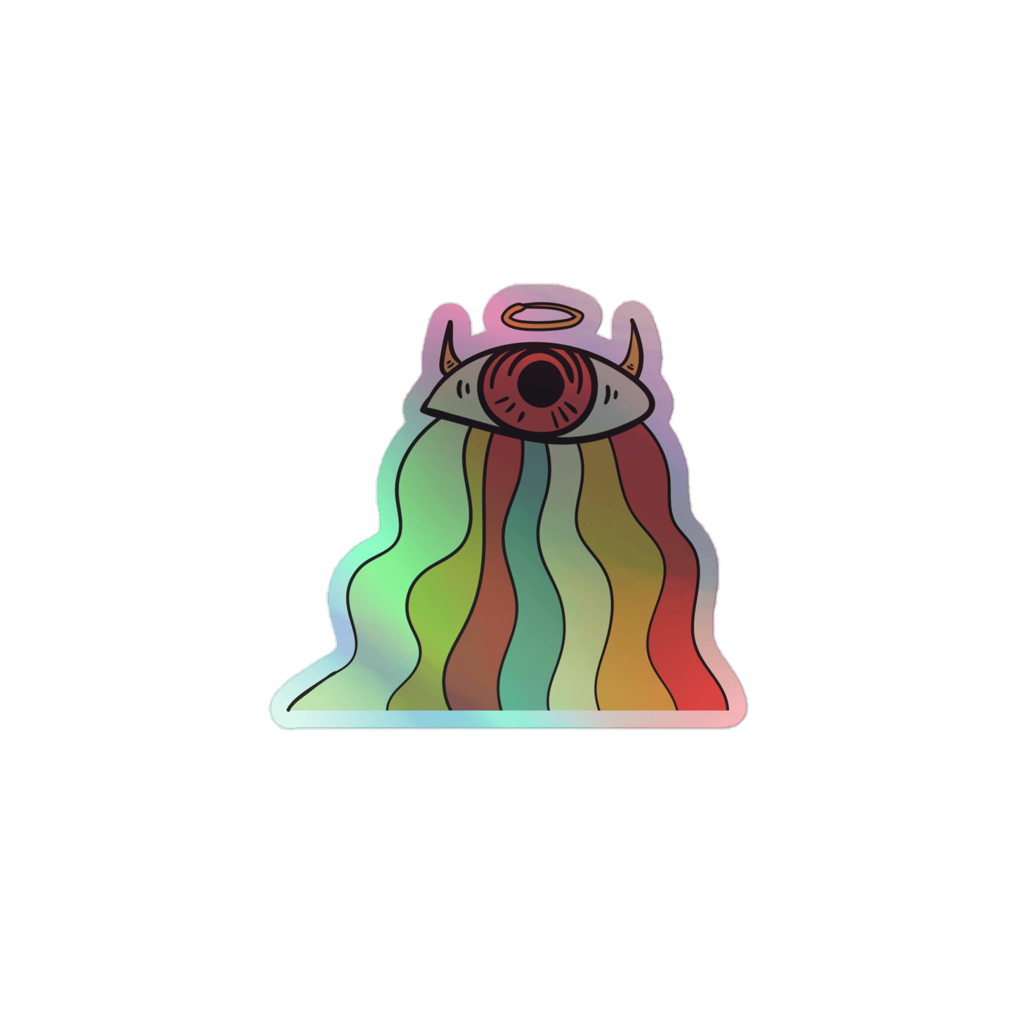 Eternal Conflict - Holographic Sticker - holographicsticker - kisscutstickers - sticker collections - Numbskullz