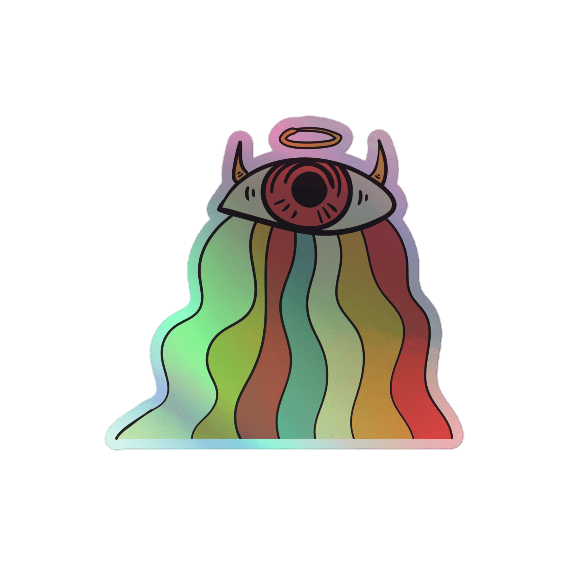 Eternal Conflict - Holographic Sticker - holographicsticker - kisscutstickers - sticker collections - Numbskullz