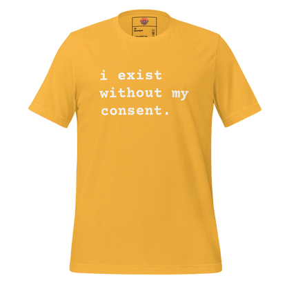 Existing w/out Consent - Unisex Cotton Tee - shirt-shirts - Short Sleeve - Numbskullz