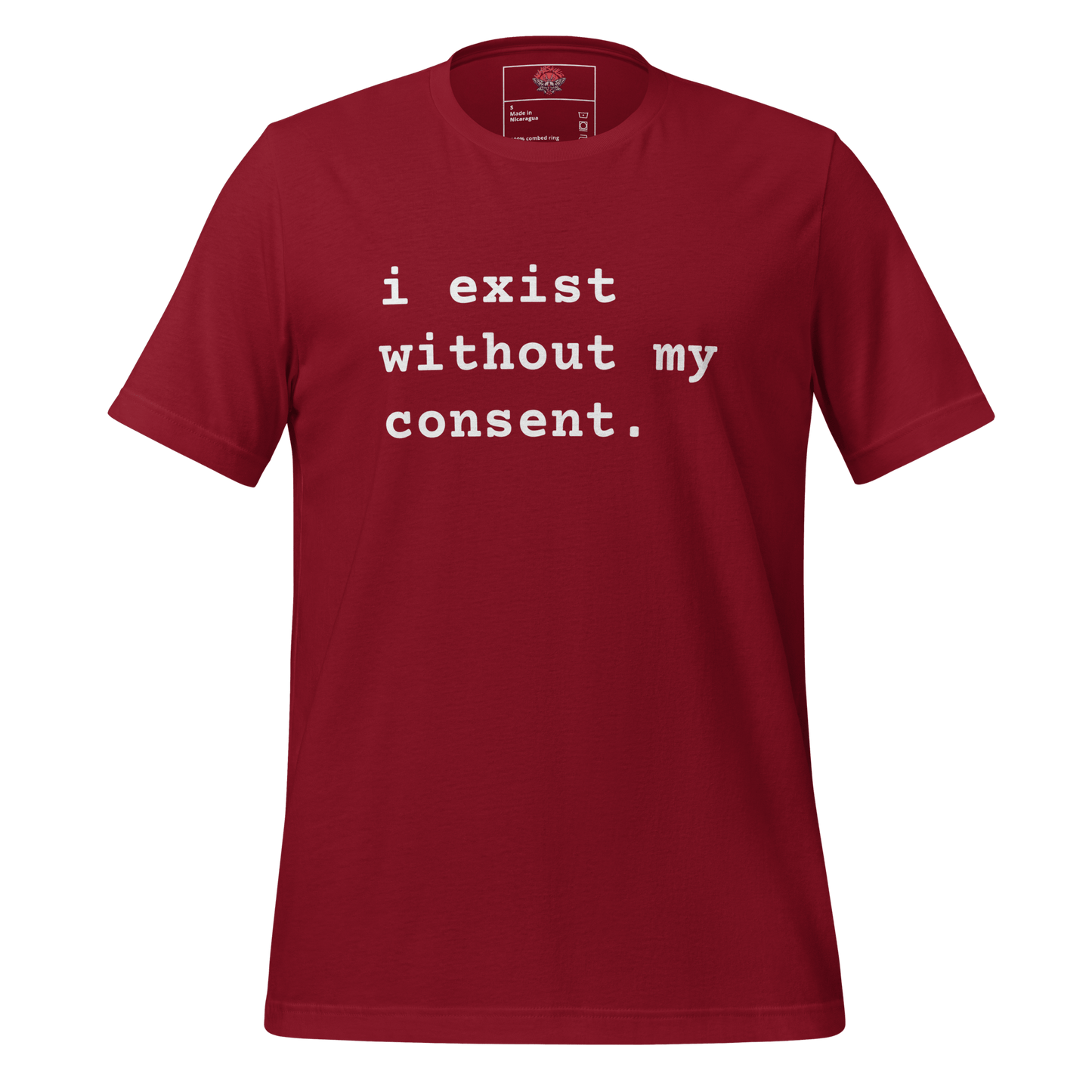 Existing w/out Consent - Unisex Cotton Tee - shirt-shirts - Short Sleeve - Numbskullz