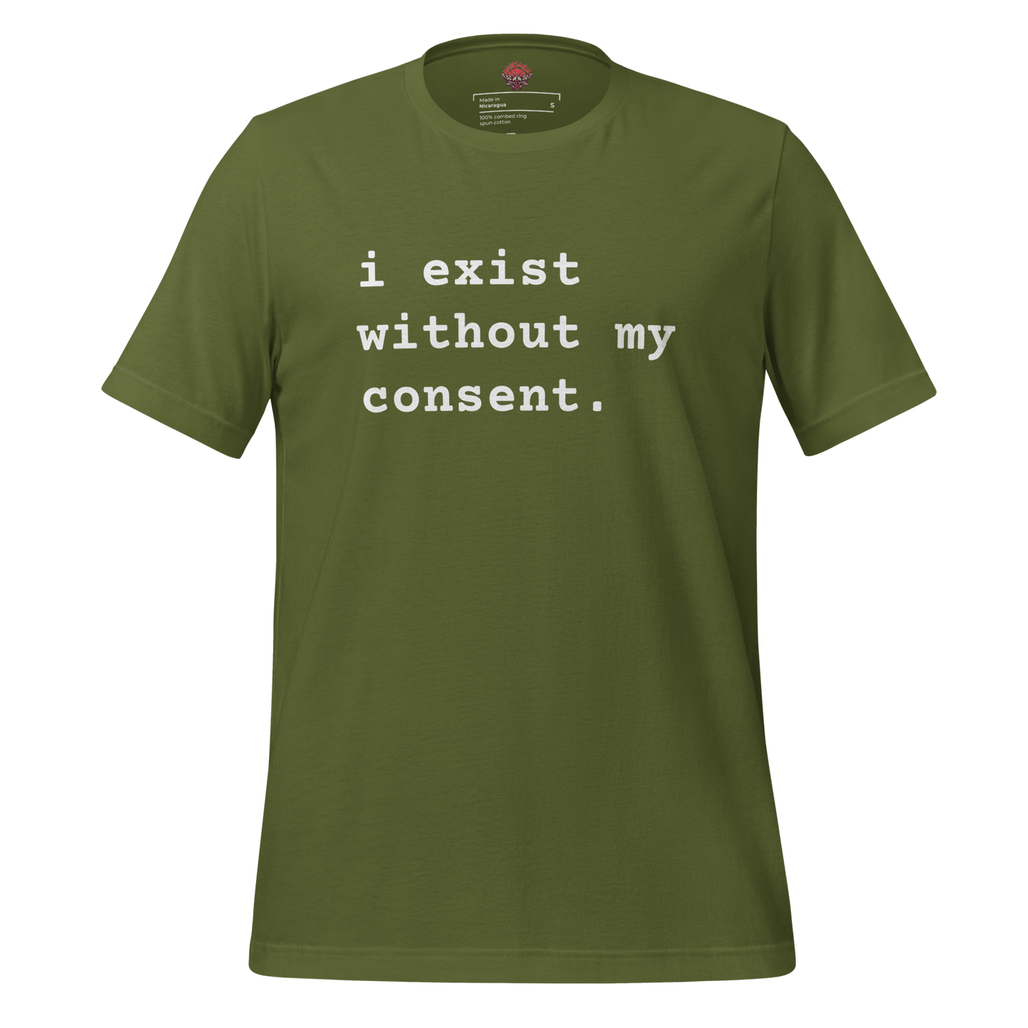 Existing w/out Consent - Unisex Cotton Tee - shirt-shirts - Short Sleeve - Numbskullz