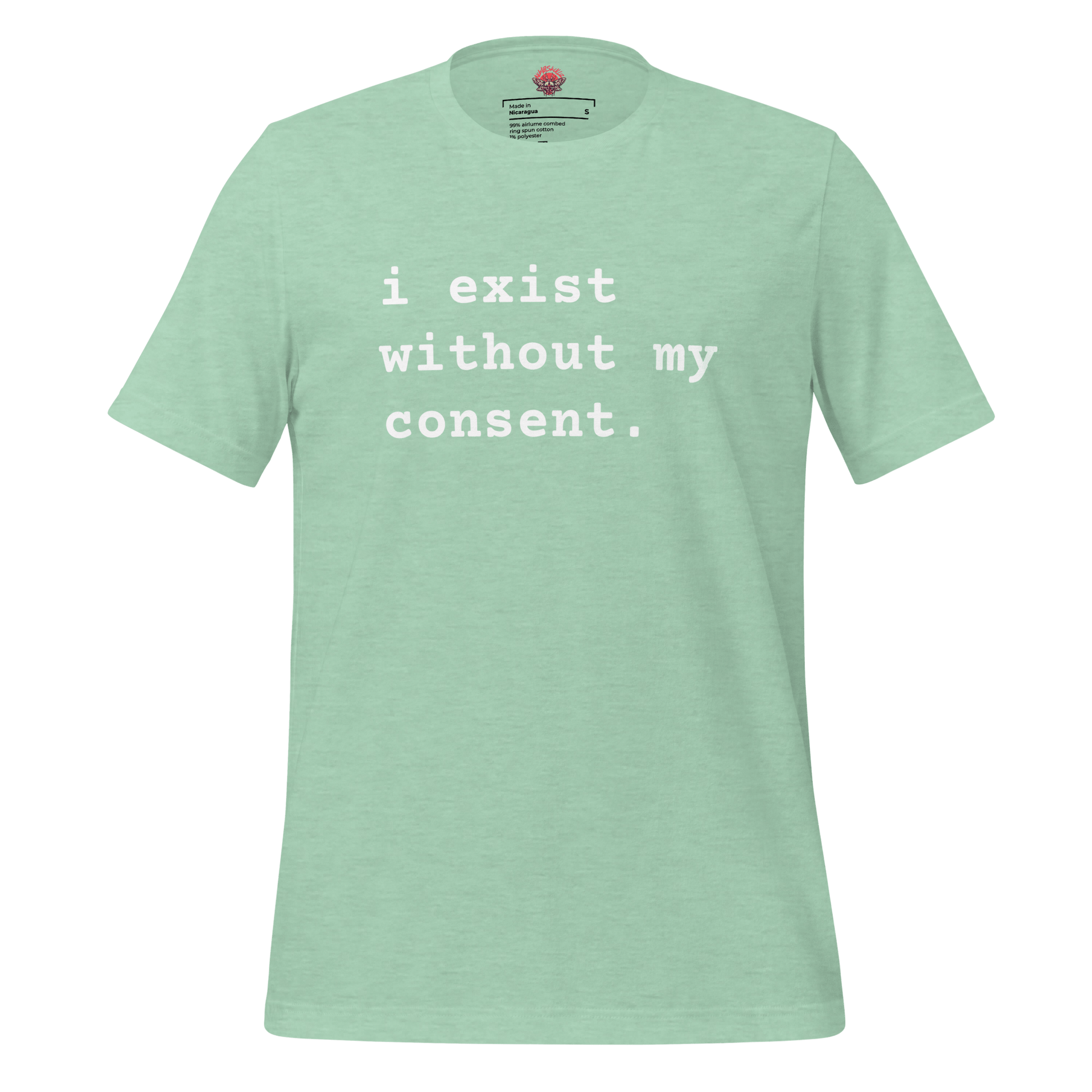 Existing w/out Consent - Unisex Cotton Tee - shirt-shirts - Short Sleeve - Numbskullz