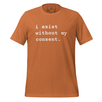 Existing w/out Consent - Unisex Cotton Tee - shirt-shirts - Short Sleeve - Numbskullz