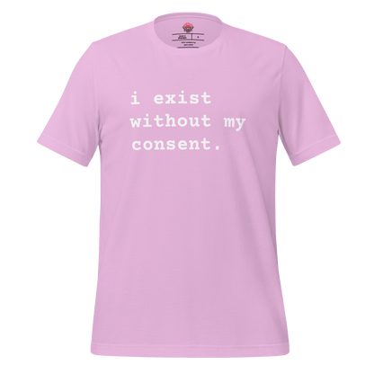 Existing w/out Consent - Unisex Cotton Tee - shirt-shirts - Short Sleeve - Numbskullz