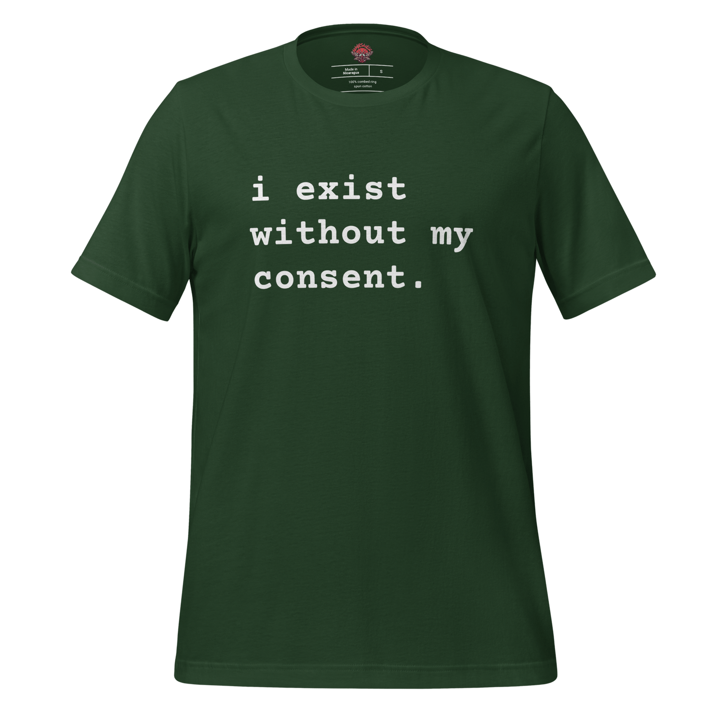 Existing w/out Consent - Unisex Cotton Tee - shirt-shirts - Short Sleeve - Numbskullz