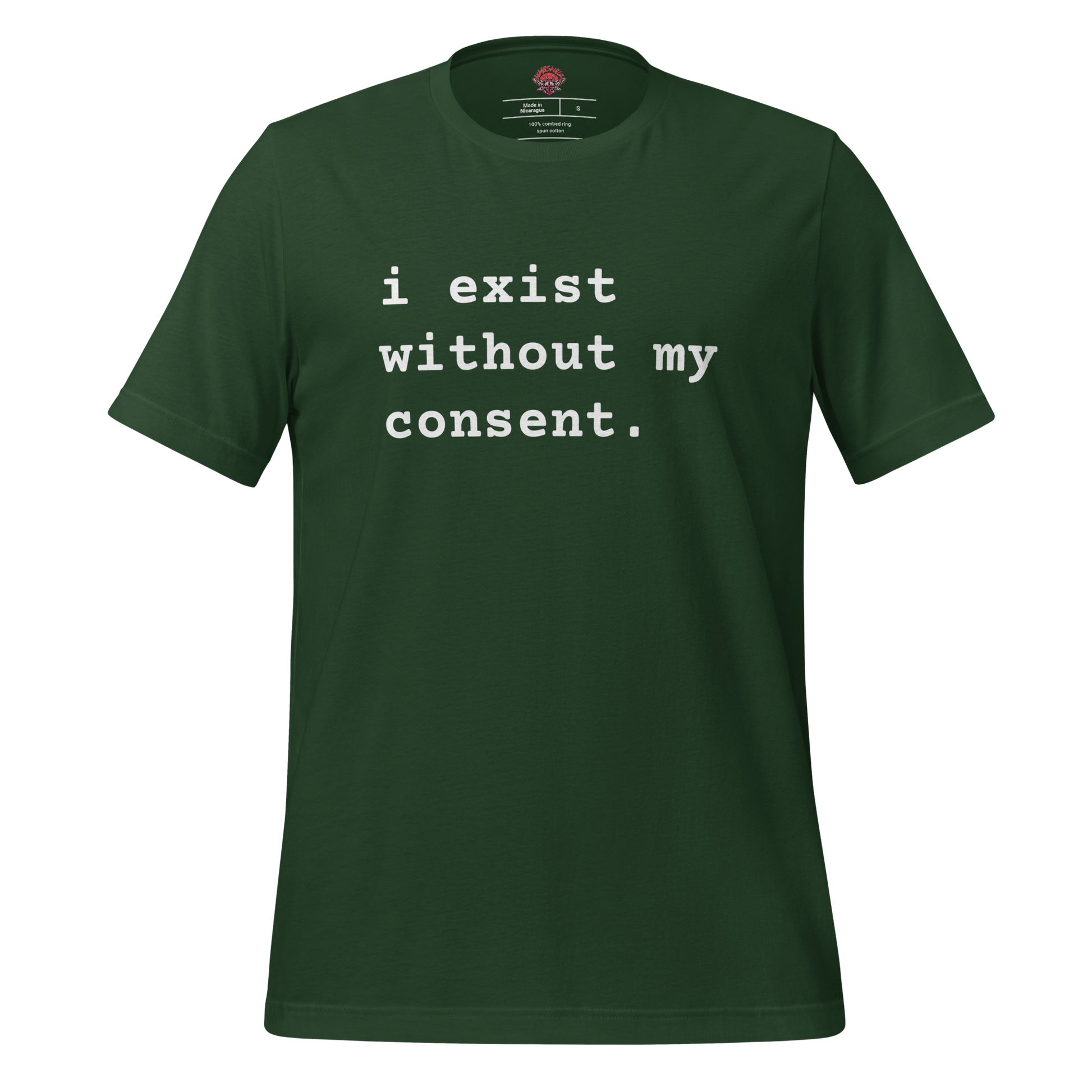 Existing w/out Consent - Unisex Cotton Tee - shirt-shirts - Short Sleeve - Numbskullz