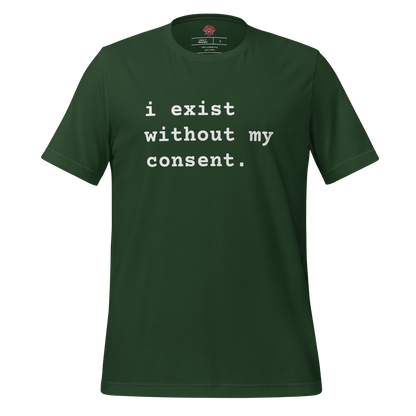 Existing w/out Consent - Unisex Cotton Tee - shirt-shirts - Short Sleeve - Numbskullz