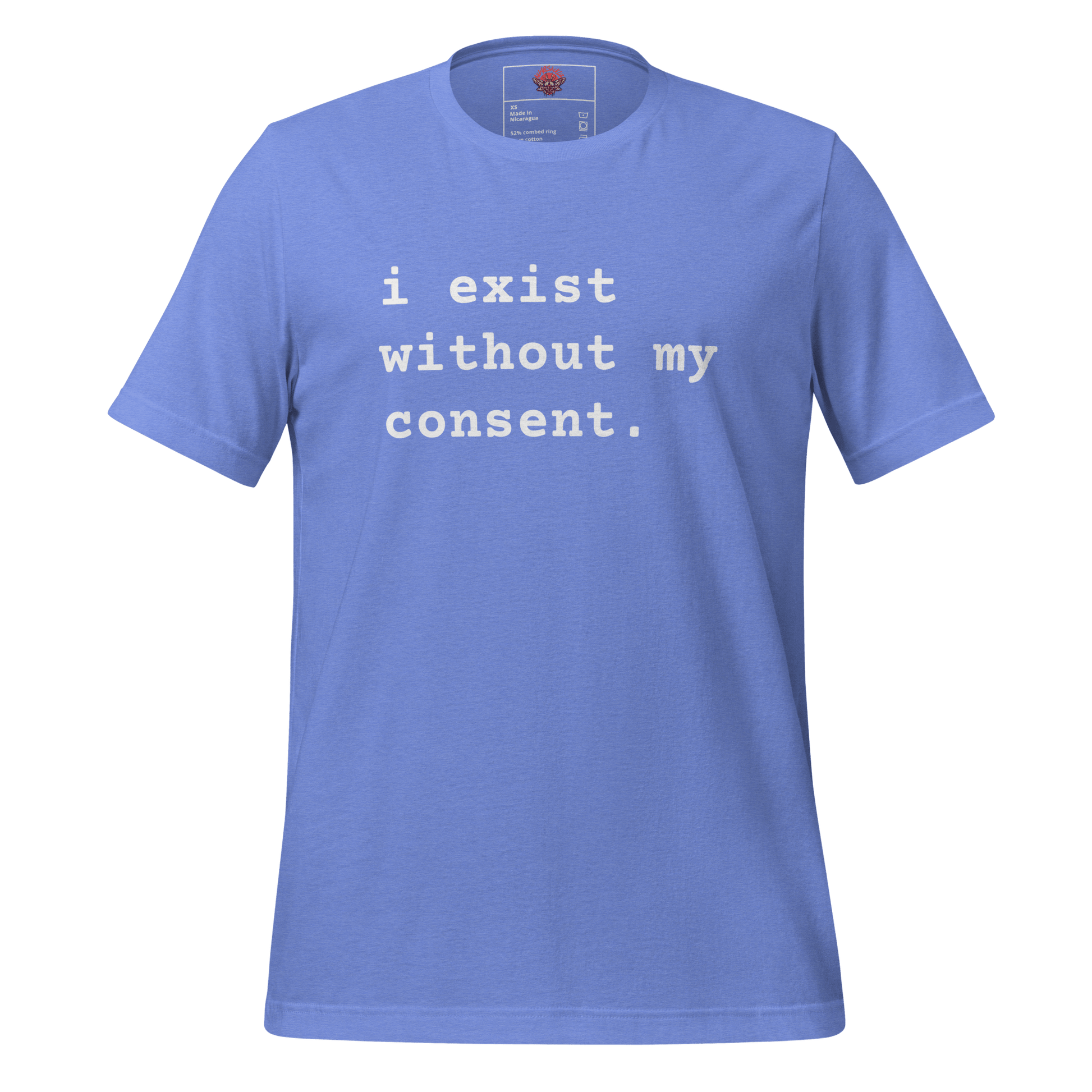 Existing w/out Consent - Unisex Cotton Tee - shirt-shirts - Short Sleeve - Numbskullz
