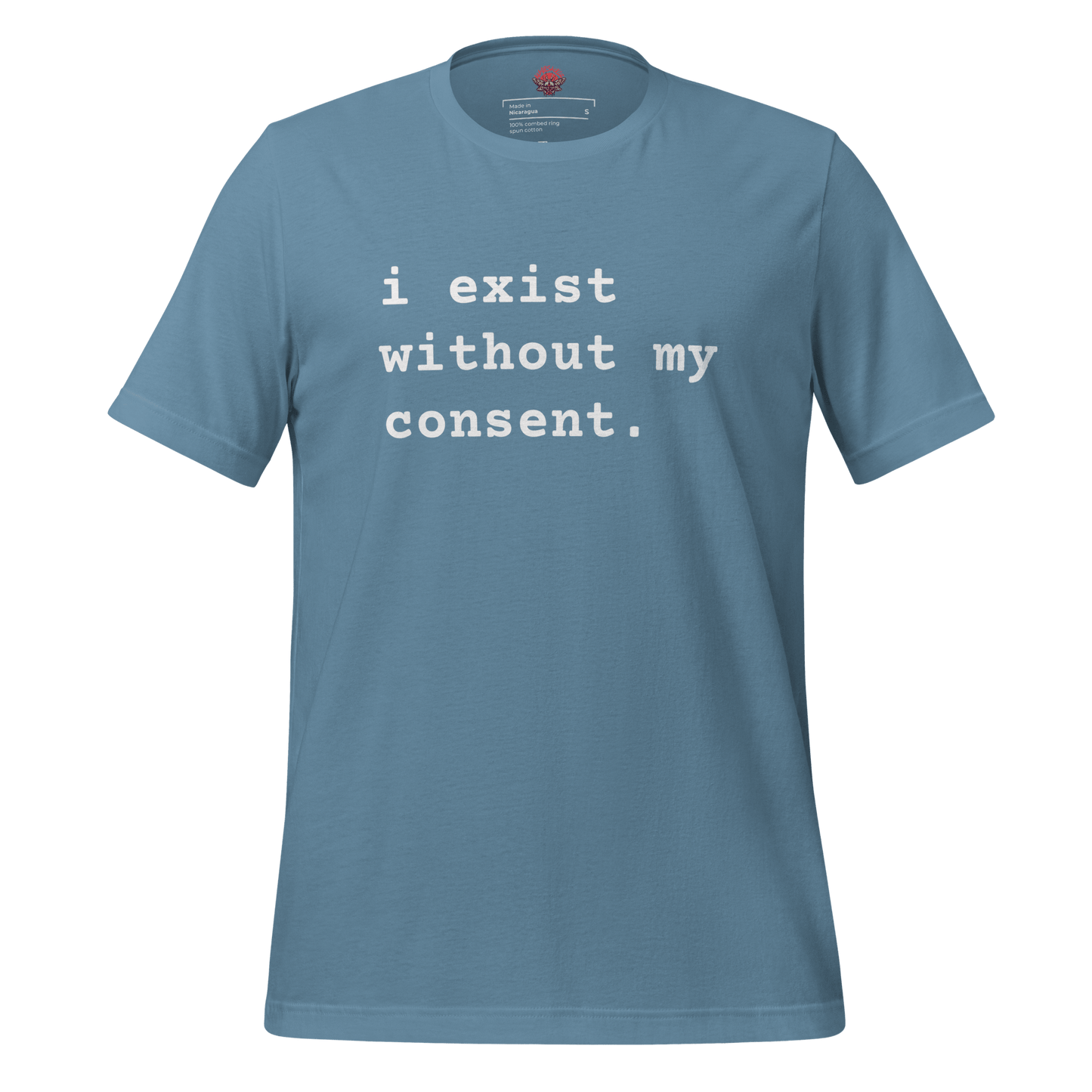 Existing w/out Consent - Unisex Cotton Tee - shirt-shirts - Short Sleeve - Numbskullz