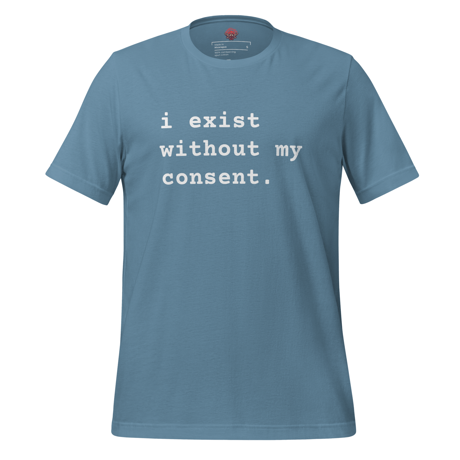 Existing w/out Consent - Unisex Cotton Tee - shirt-shirts - Short Sleeve - Numbskullz