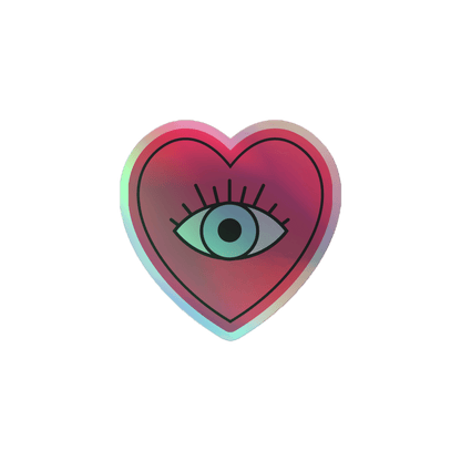 Eye Love You - Holographic Sticker - holographicsticker - kisscutstickers - sticker collections - Numbskullz