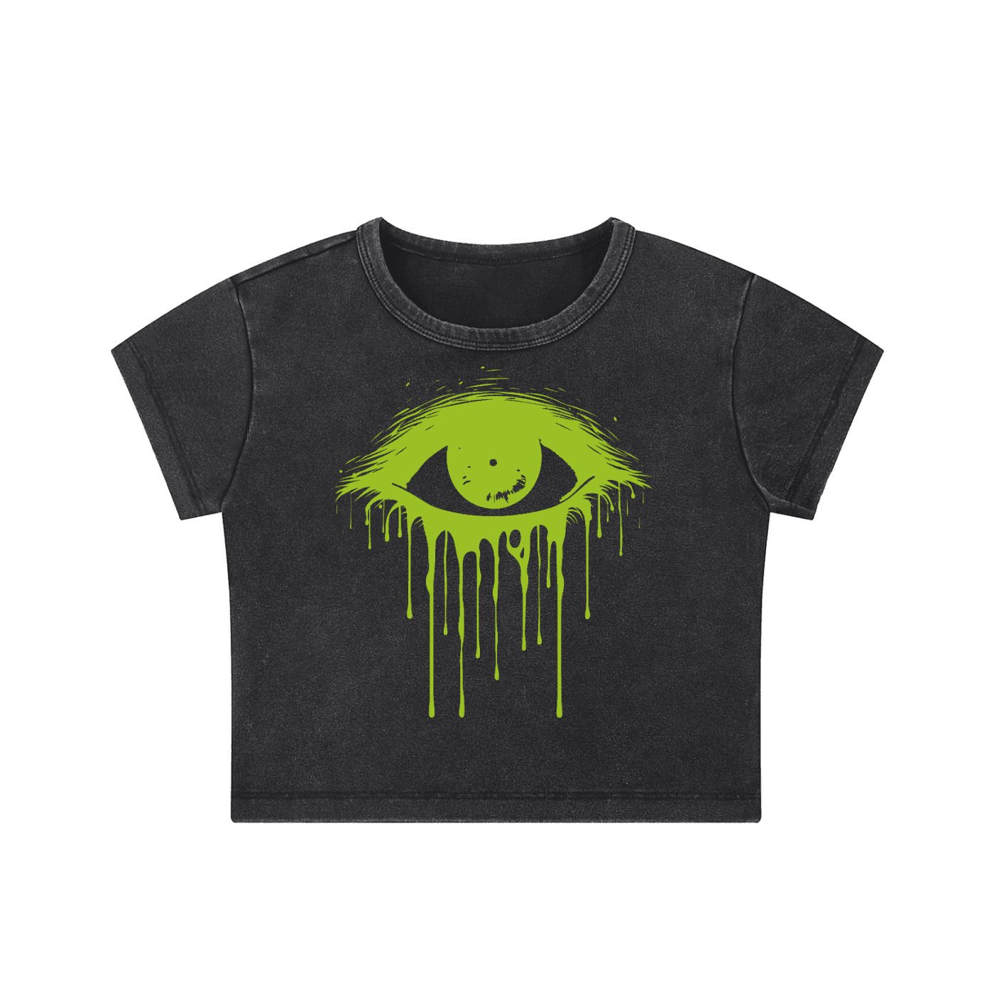 Eye of Envy - Crop Top - cropped - shirt - Short Sleeve - Numbskullz