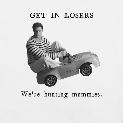 Goin' Mummy Huntin' - Unisex Cotton Tee - shirt-shirts - Short Sleeve - Numbskullz