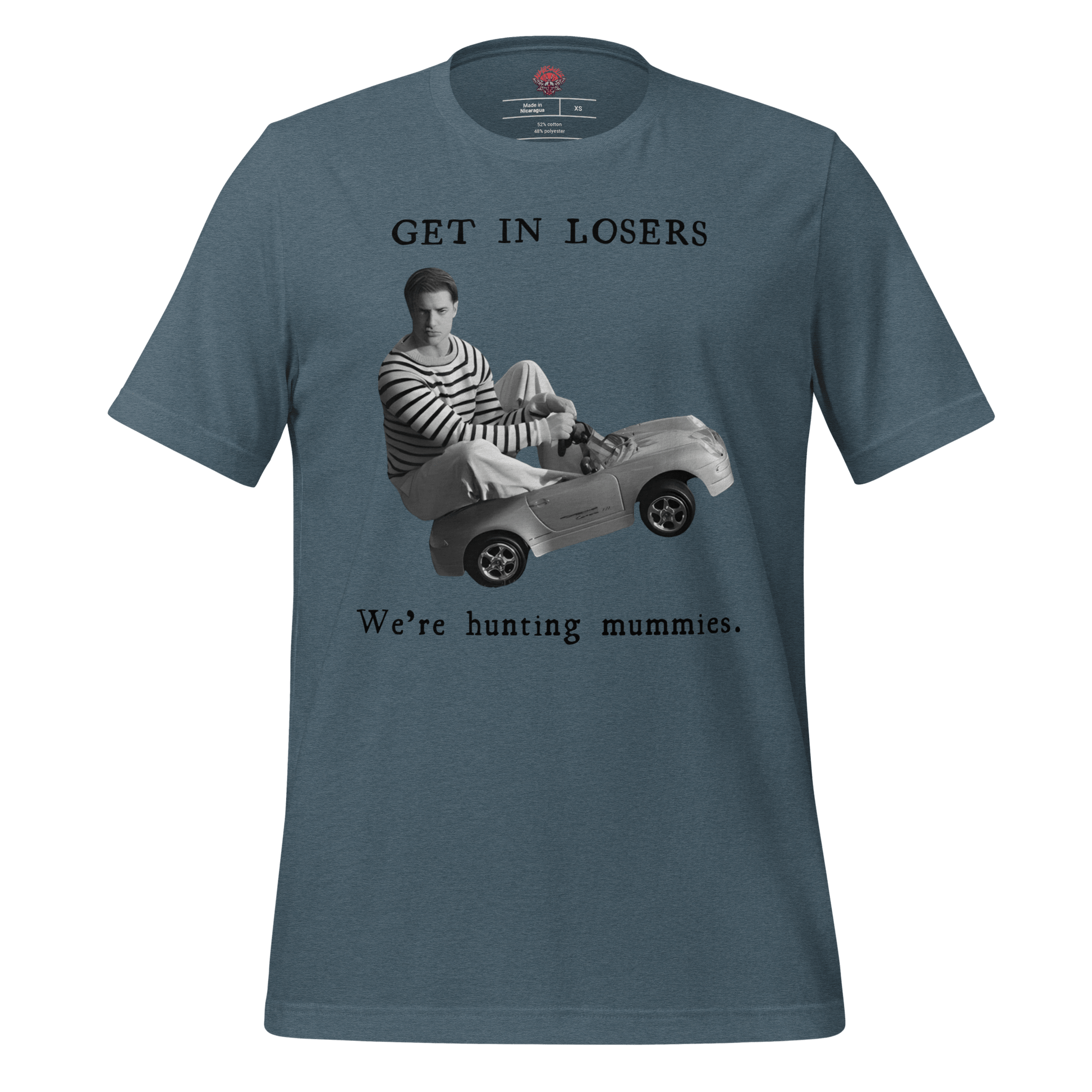 Goin' Mummy Huntin' - Unisex Cotton Tee - shirt-shirts - Short Sleeve - Numbskullz