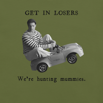 Goin' Mummy Huntin' - Unisex Cotton Tee - shirt-shirts - Short Sleeve - Numbskullz