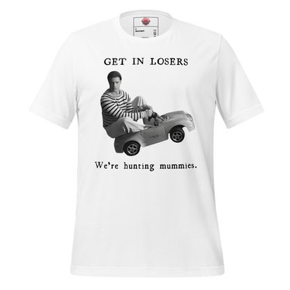 Goin' Mummy Huntin' - Unisex Cotton Tee - shirt-shirts - Short Sleeve - Numbskullz