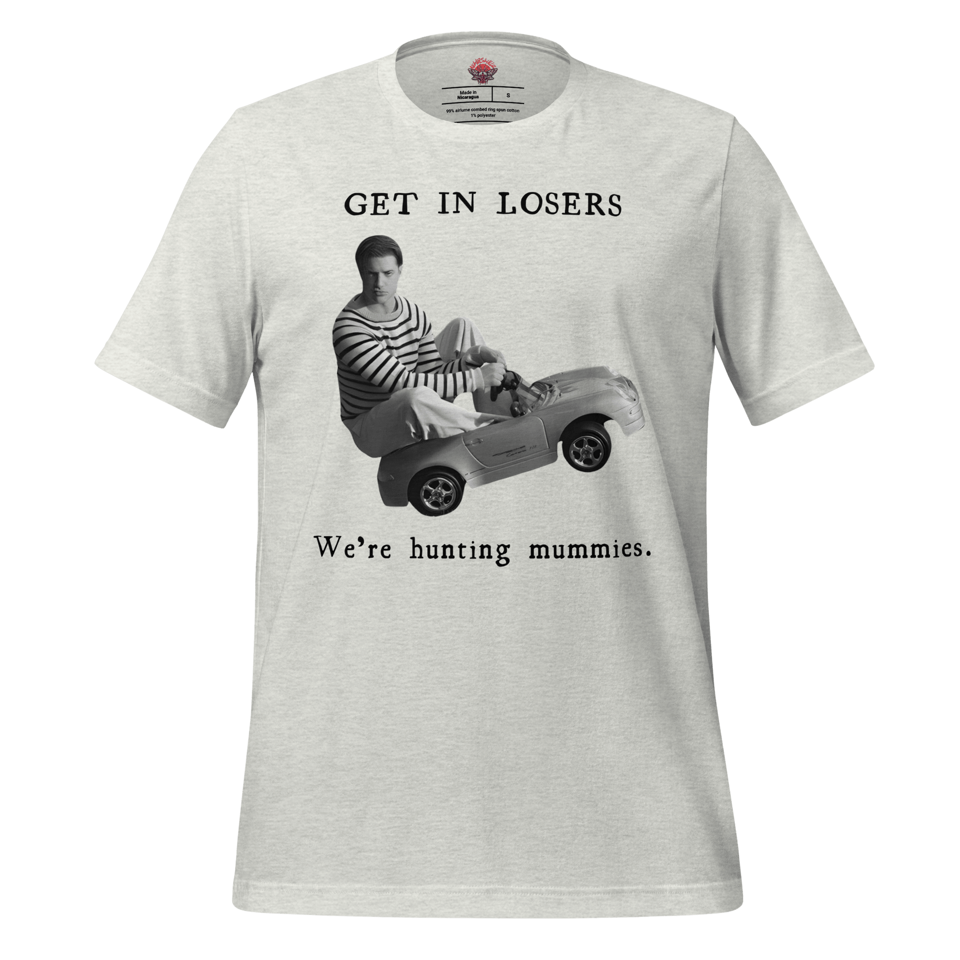 Goin' Mummy Huntin' - Unisex Cotton Tee - shirt-shirts - Short Sleeve - Numbskullz