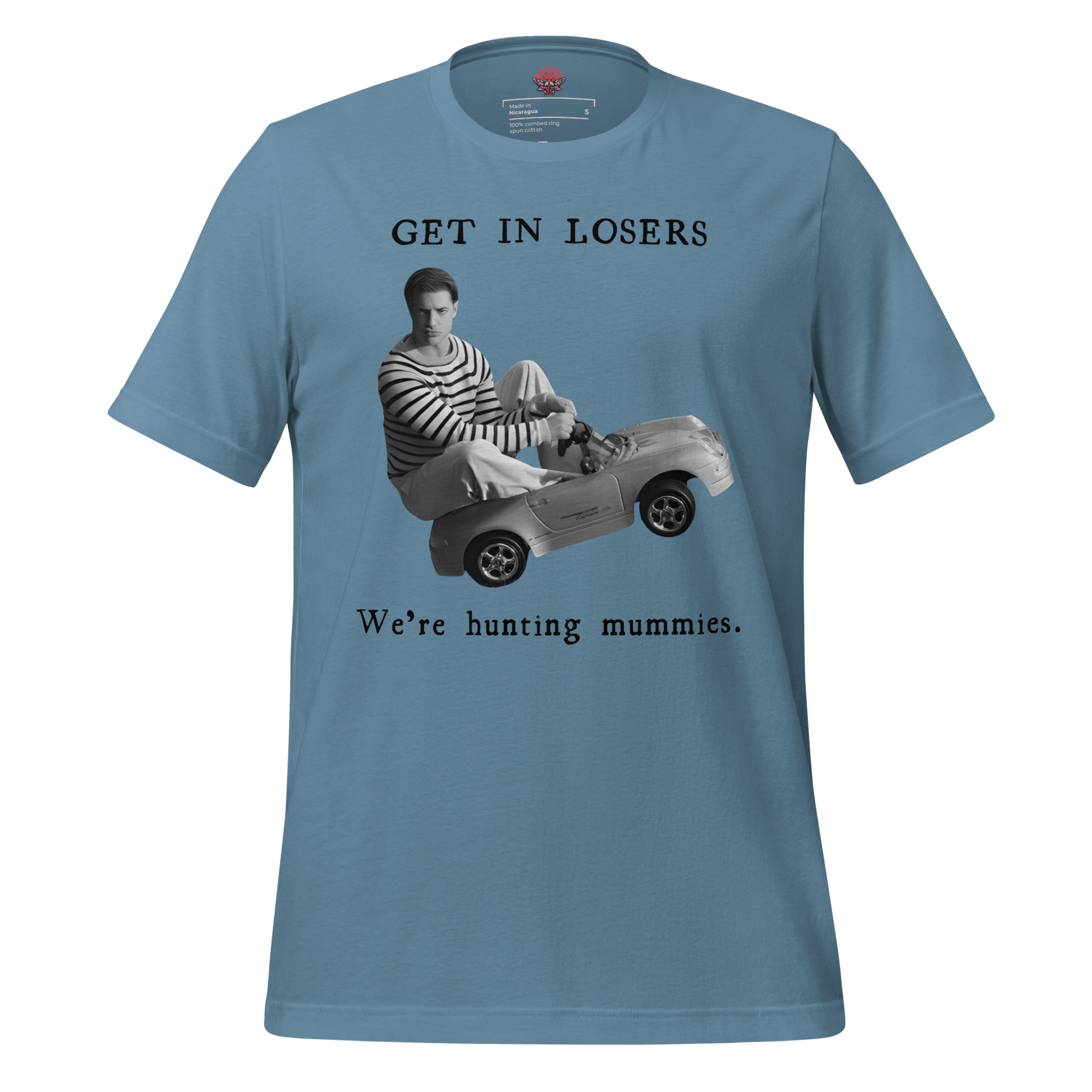 Goin' Mummy Huntin' - Unisex Cotton Tee - shirt-shirts - Short Sleeve - Numbskullz