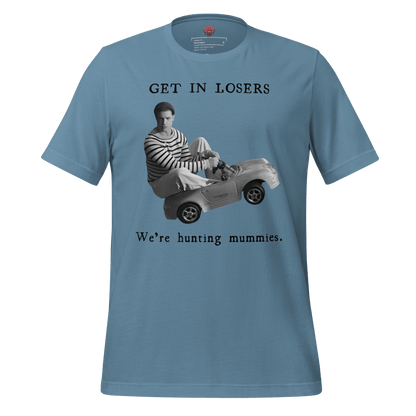 Goin' Mummy Huntin' - Unisex Cotton Tee - shirt-shirts - Short Sleeve - Numbskullz