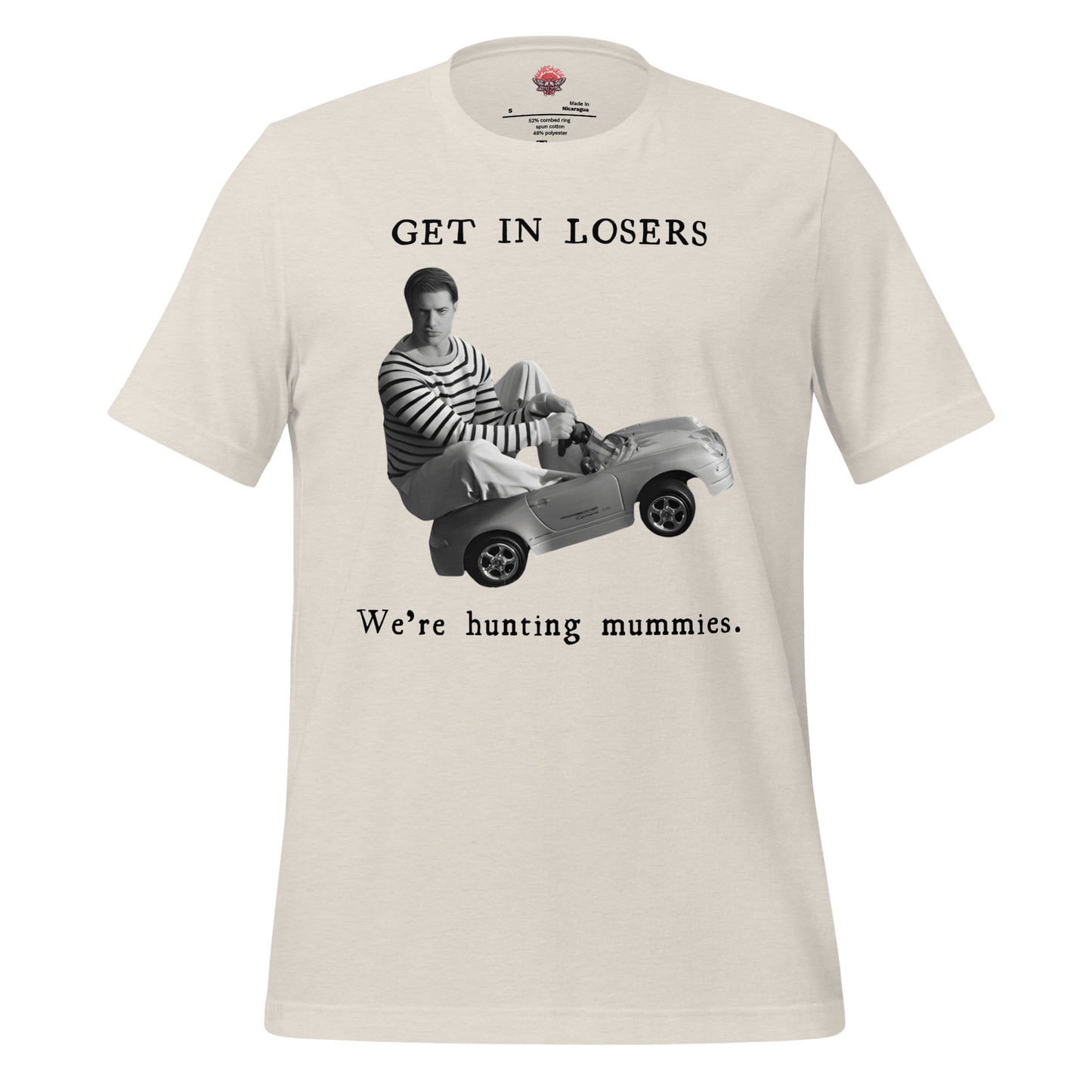 Goin' Mummy Huntin' - Unisex Cotton Tee - shirt-shirts - Short Sleeve - Numbskullz