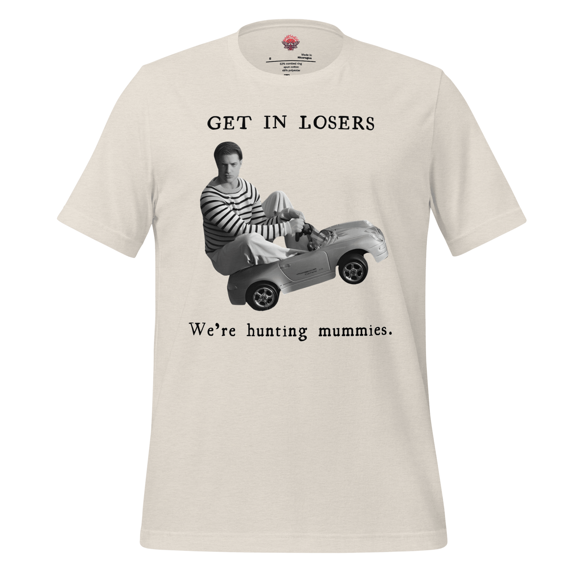 Goin' Mummy Huntin' - Unisex Cotton Tee - shirt-shirts - Short Sleeve - Numbskullz